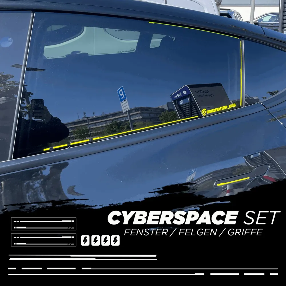 "Cyberspace" E-Auto Folienpaket