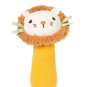 small foot Babyspielzeug kleine Rassel & Stoffgreifling „Little Lion“