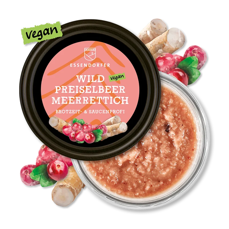 Wildpreiselbeer Meerrettich – Brotzeit- & Saucenprofi
