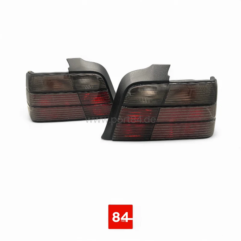 BMW E36 Limousine Rückleuchten & Blinker Kit smoked Facelift