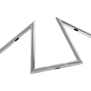 HIGHWAY HAWK Z-Bar Extreme 1 Zoll Lenker mit 3 Bohrungen, 630mm breit 300mm hoch, chrom