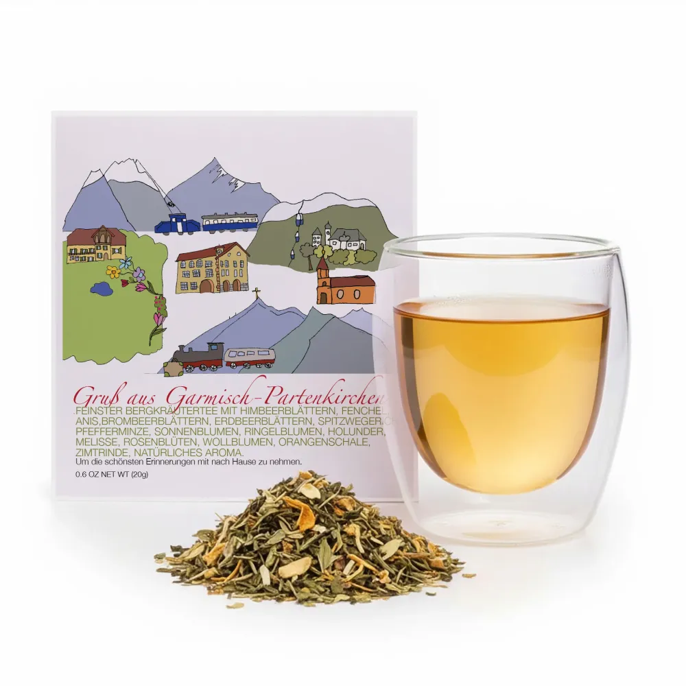 Teegeschenk Gruß aus Garmisch