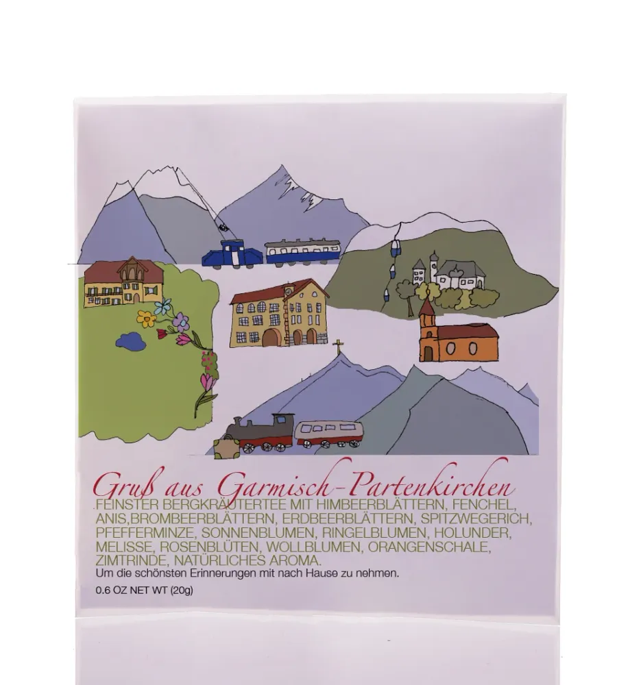 Teegeschenk Gruß aus Garmisch