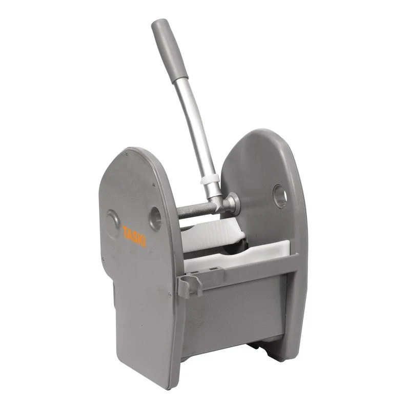 TASKI Presse, Kunststoffpresse grau, robust, stabil, integrierter Spritzschutz, passend für TASKI Reinigungswagen | Packun...