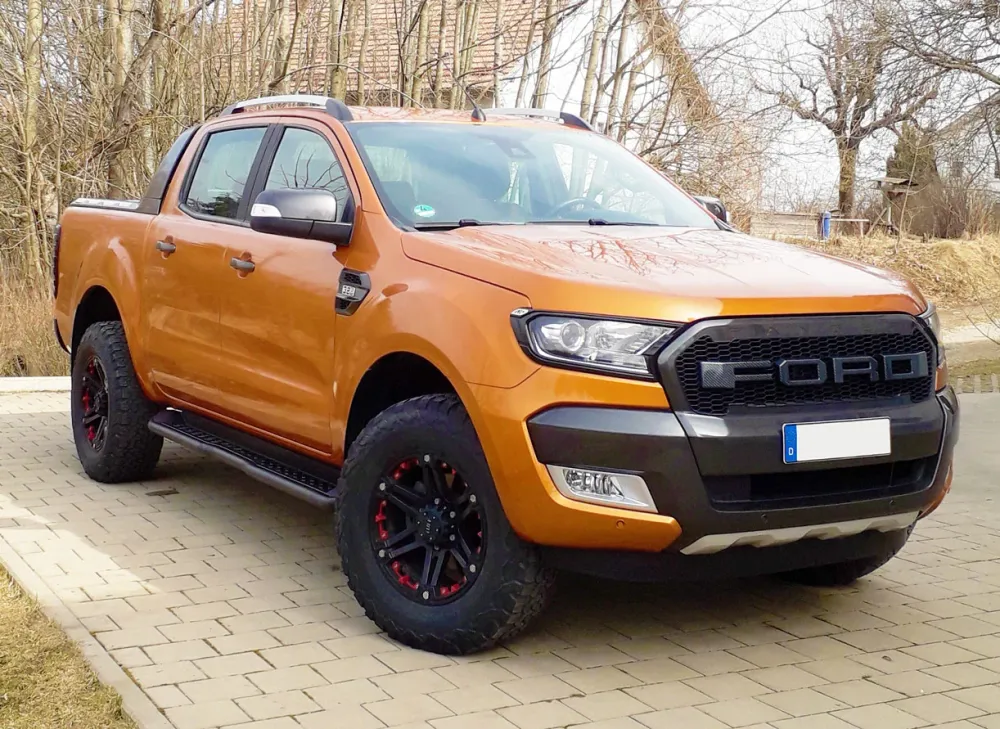 Ford Ranger Trittbretter „RockSlider“ Bj. 16-21, schwarz, Paar