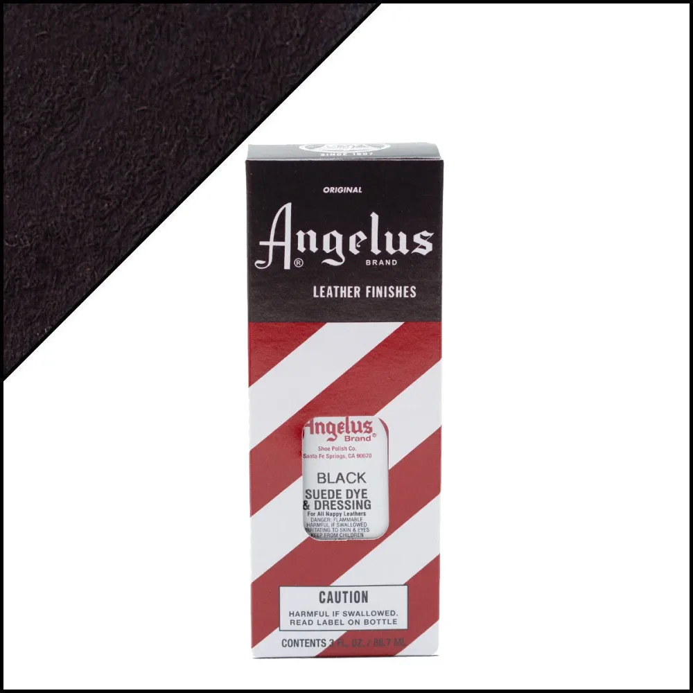 Angelus Wildlederfarbe Schwarz