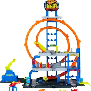 Hot Wheels City Mega Looping Garage 1 Fahrzeug