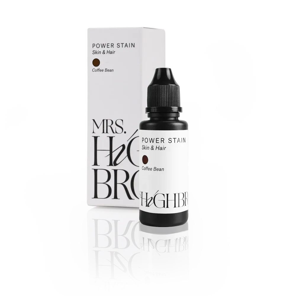 Mrs Highbrow Powerstain Flüssigfarbe Kaffeebohne 15ml