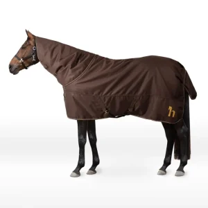 1200D Weidedecke mit abnehmbarem Halsteil, 200 g Dark Brown 145