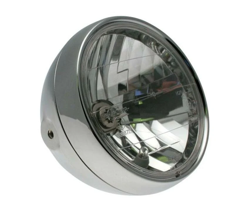 BIHR Classic Scheinwerfer universal verchromt 180x160mm