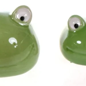Teichdeko Frosch schwimmende Frösche Froschpaar Gartendekoration