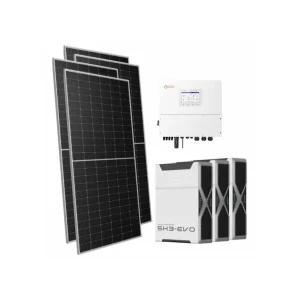 Dreiphasiges Photovoltaik-Kit 13090W Wechselrichter Solis 12kW Lithium 15.66kWh Weco...