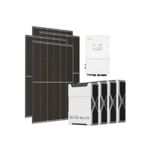 Dreiphasiges Photovoltaik-Kit 30600W Wechselrichter Solis 30kW Lithium 20.8kWh Weco EVO...