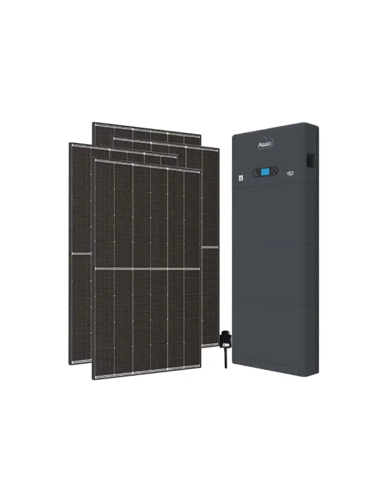 Einphasiger Photovoltaik-Kit 7200W-inverter Zucchetti 6kW Akku lithium 5.12kWh