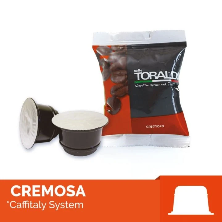 100 Kaffeekapseln Toraldo Creamy Blend kompatibel Caffitaly