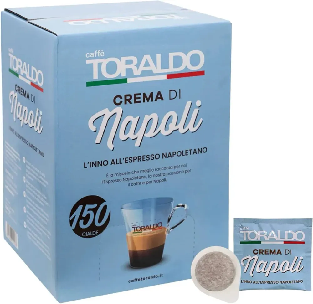 150 ESE-Pads 44 mm Toraldo-Kaffeemischung Crema di Napoli