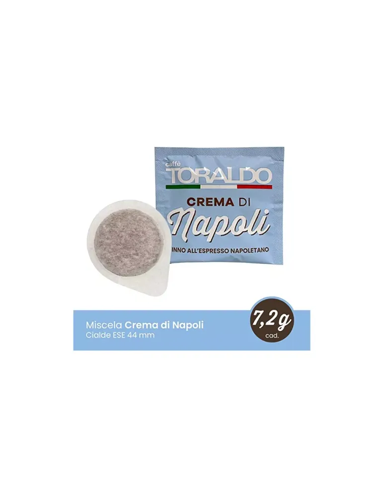 150 ESE-Pads 44 mm Toraldo-Kaffeemischung Crema di Napoli