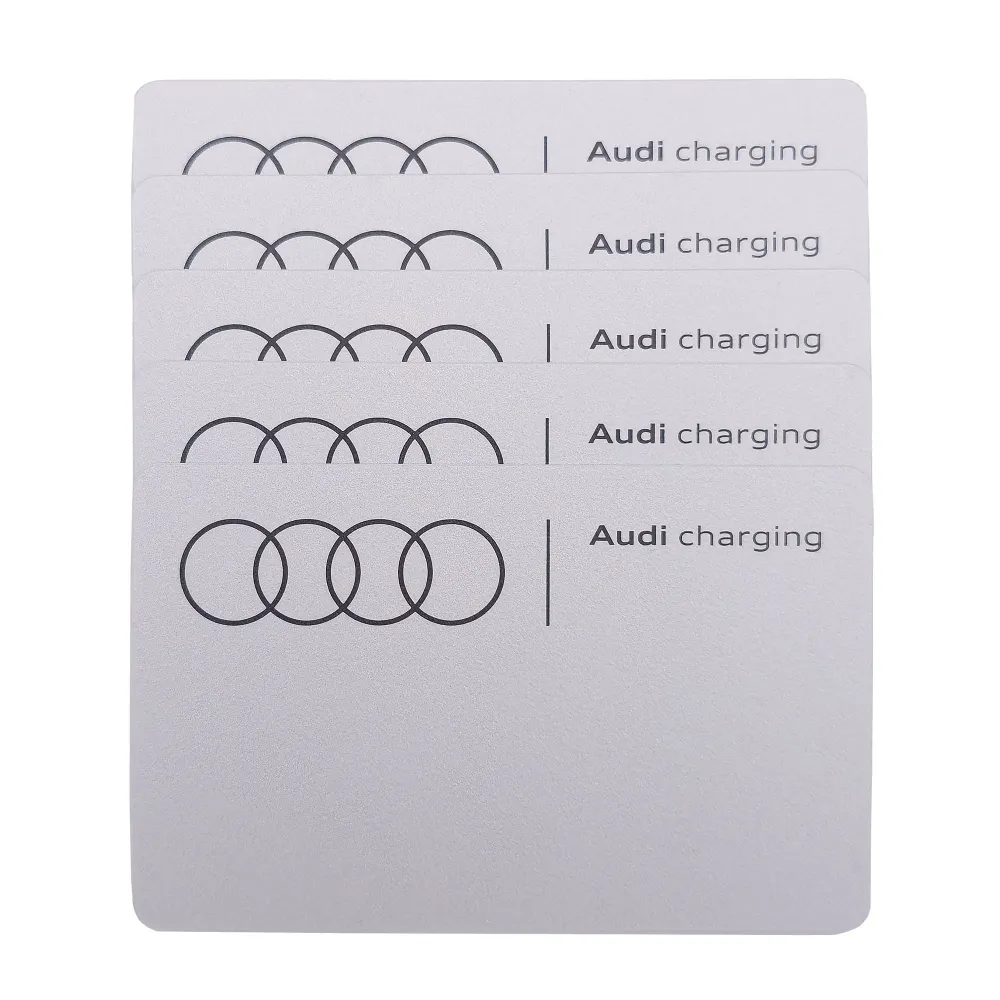 Audi Charging 5x RFID-Karten für öffentliches Laden (MSP) und Elli Charging Site Management (CSM)