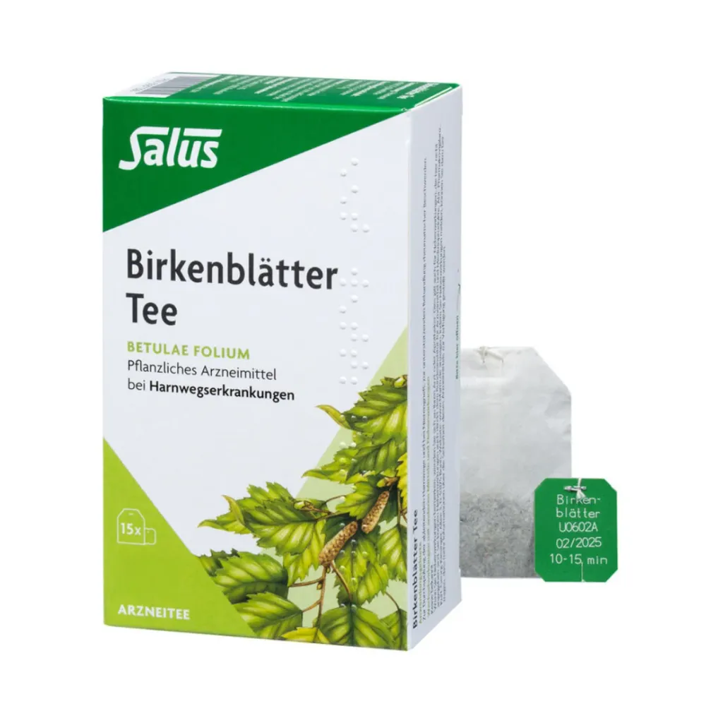 Birkenblätter Arzneitee Bio 15 Filterbeutel Salus