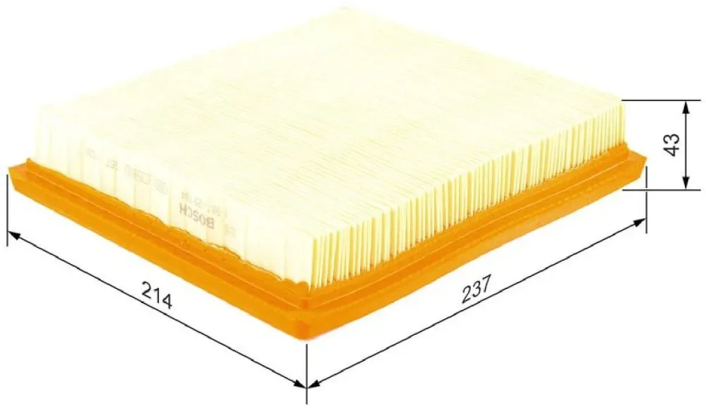 BOSCH 1987429194 Luftfilter Luftfiltereinsatz für CHRYSLER, DODGE, LANCIA