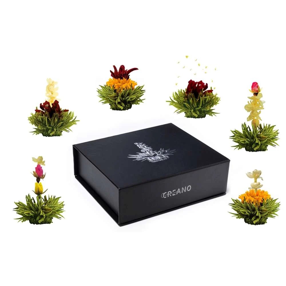 Creano 6er ErblühTee Grüntee Magnetbox