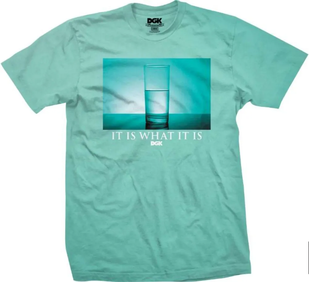 DGK Half Full Tee Turquoise