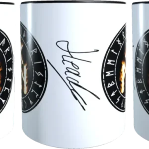 Die A_Viking_and_the_Woods Runen Tasse