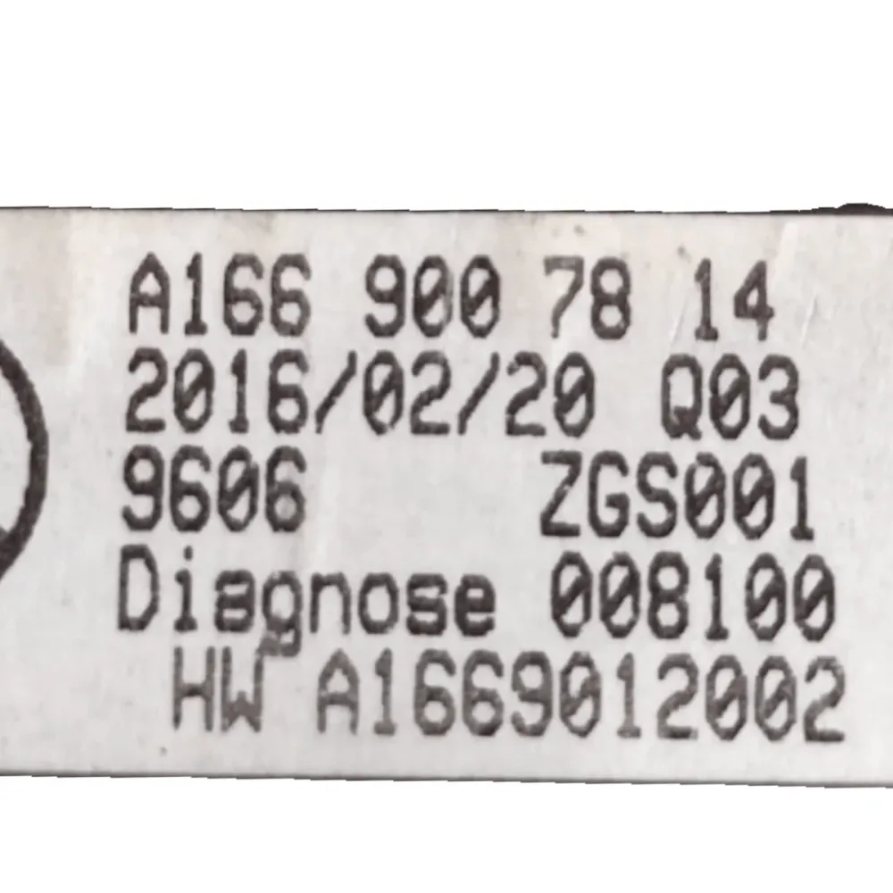 Display / Autoradio Mercedes Klasse W176 Cod: A1669007814 (2012-2018)