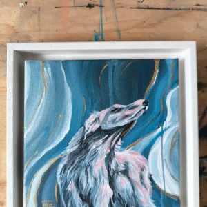 Entspannter Wolfshund