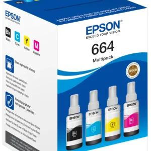 EPSON Multipack Tinte 664 CMYBK T664640 EcoTank L355/L555 4-color