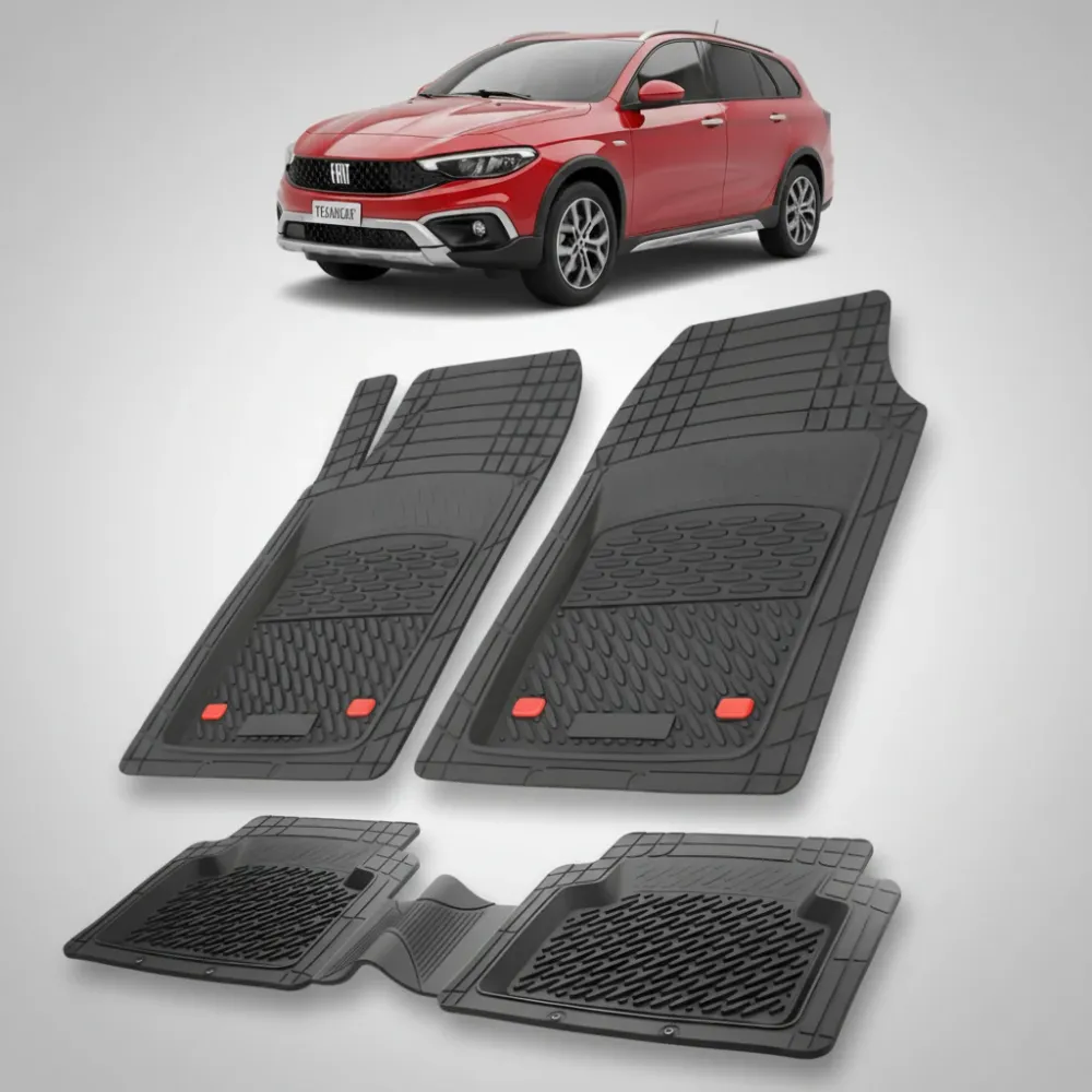 Fiat Tipo kompatible Fußmatten für Egea Cross Wagon 2021–2026 | Schwarz