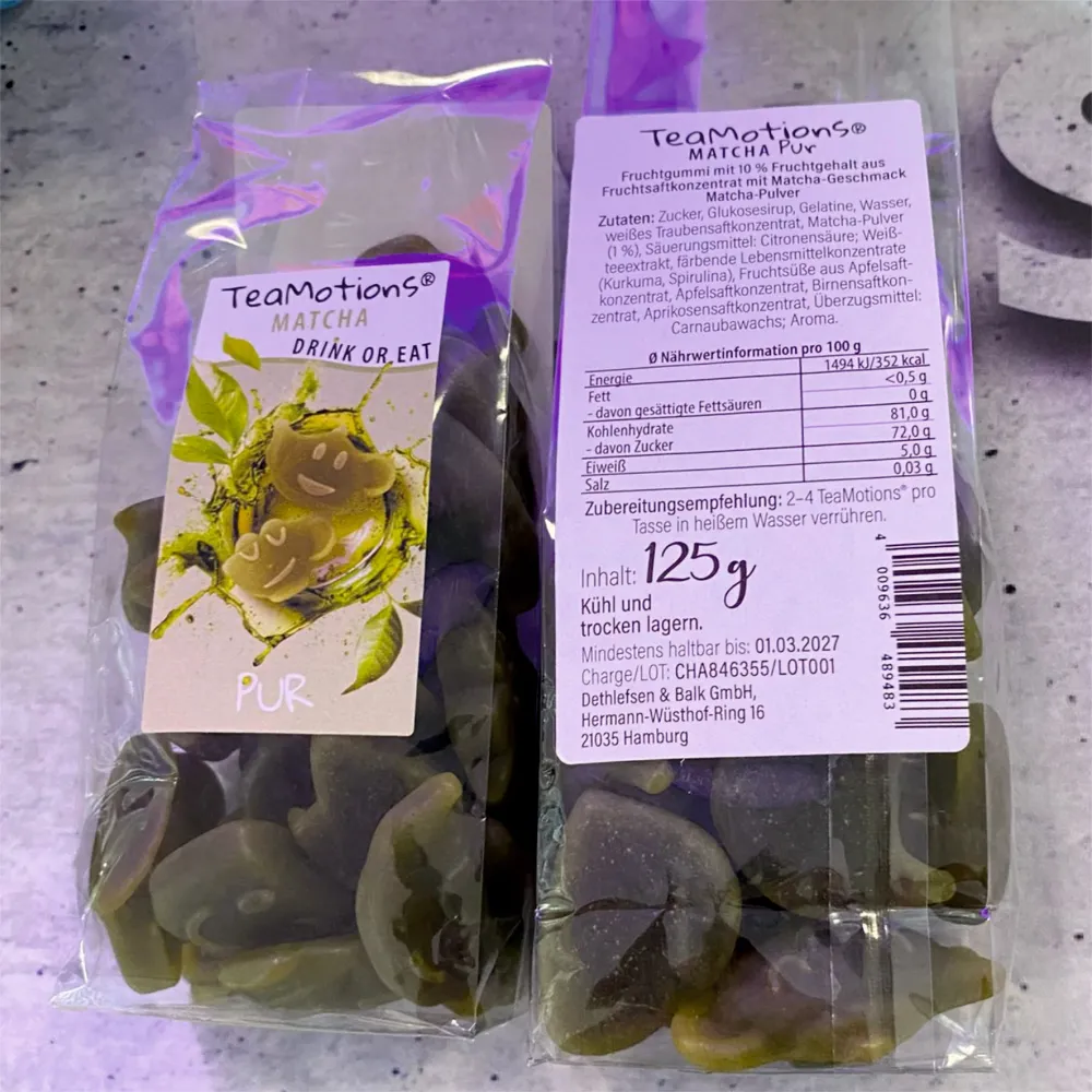 Fruchtgummis Matcha-Pur 125g