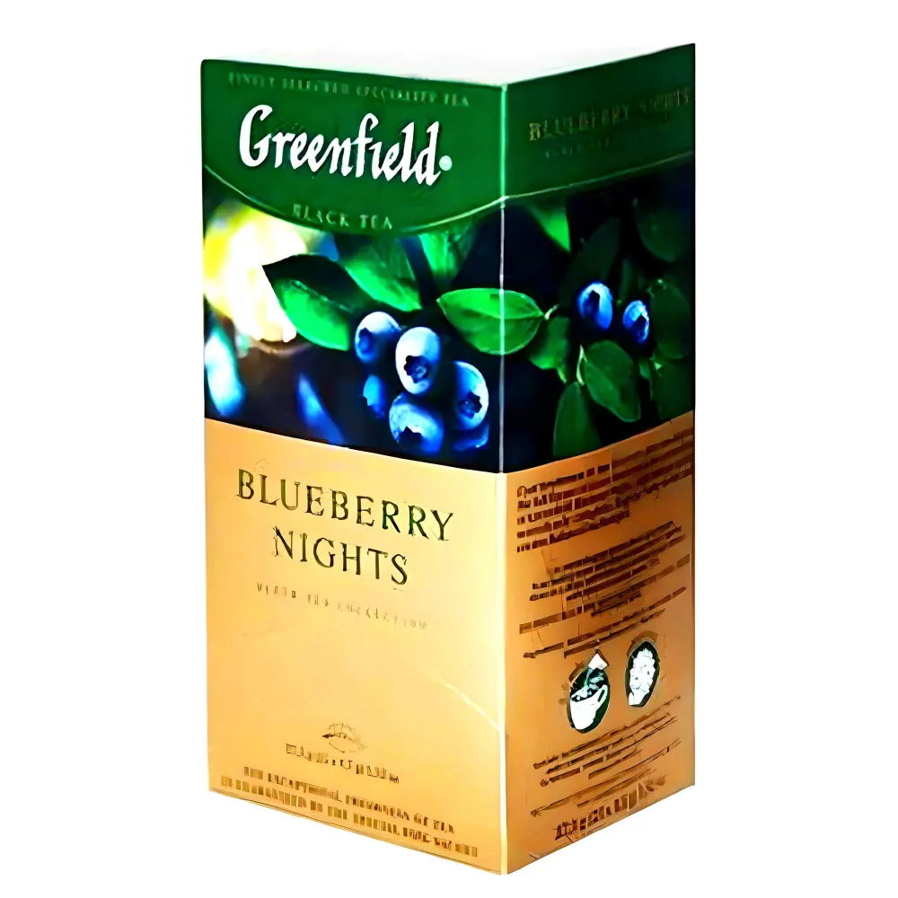 Greenfield Schwarztee Blueberry Nights 25 Teebeutel