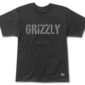 Grizzly Headlines Tee Black