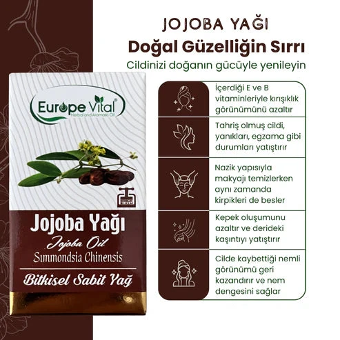 Jojoba Yağı (Jojobaöl) 10 ml