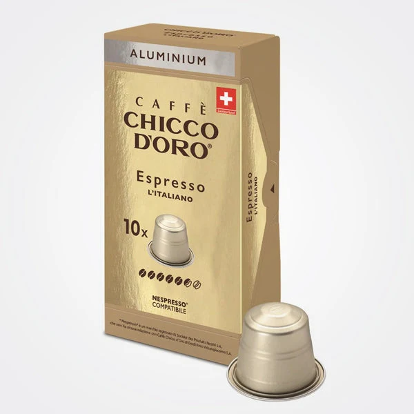 Kaffeekapseln Nespresso* kompatibel Espresso Italiano ALU 10 Kapseln