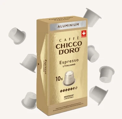 Kaffeekapseln Nespresso* kompatibel Espresso Italiano ALU 10 Kapseln