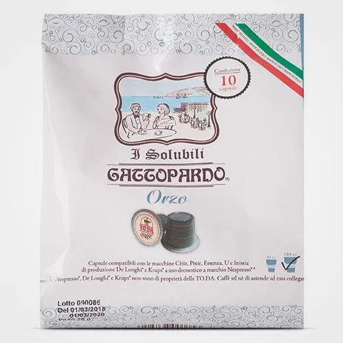Kaffeekapseln Nespresso * -kompatible Gerste 10 Kapseln
