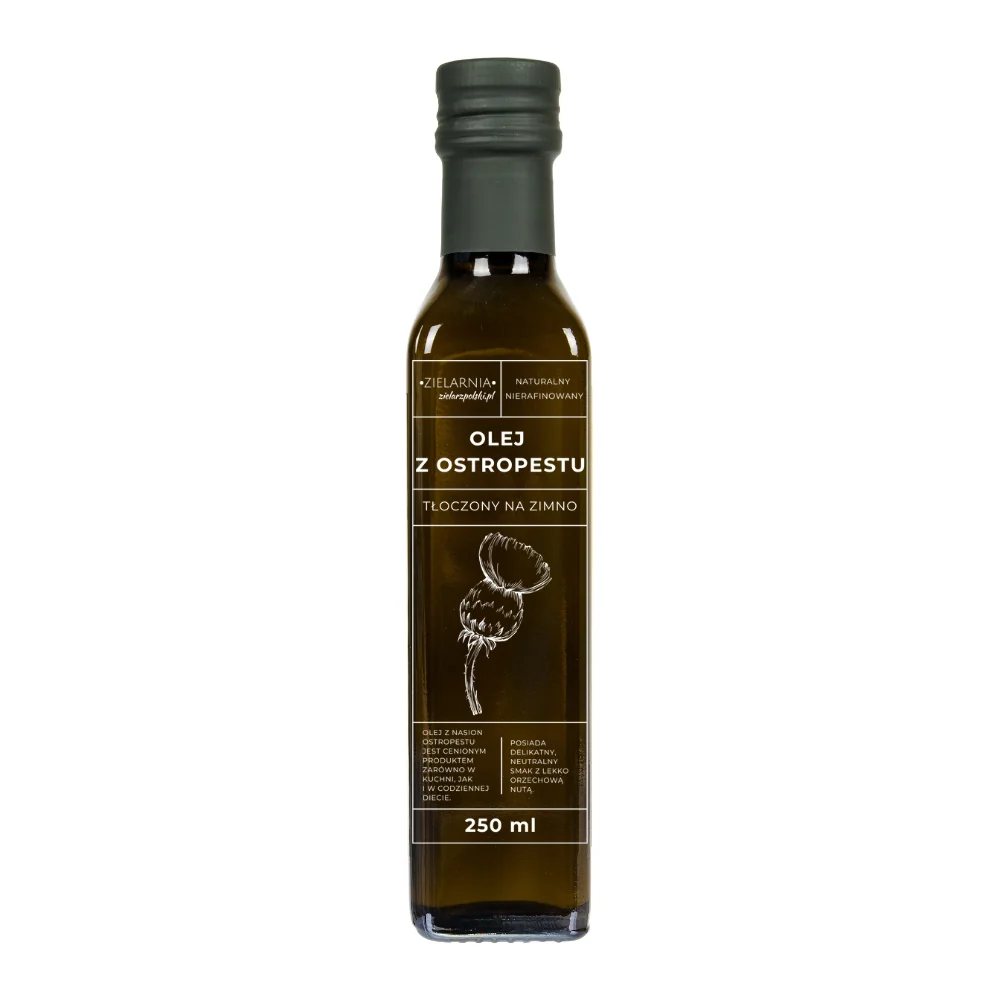 Kaltgepresstes Distelöl 250ml ZIELARZPOLSKI.PL