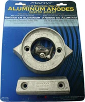 Kompletter Satz Aluminiumanoden für Volvo Penta Antrieb VP 290 S