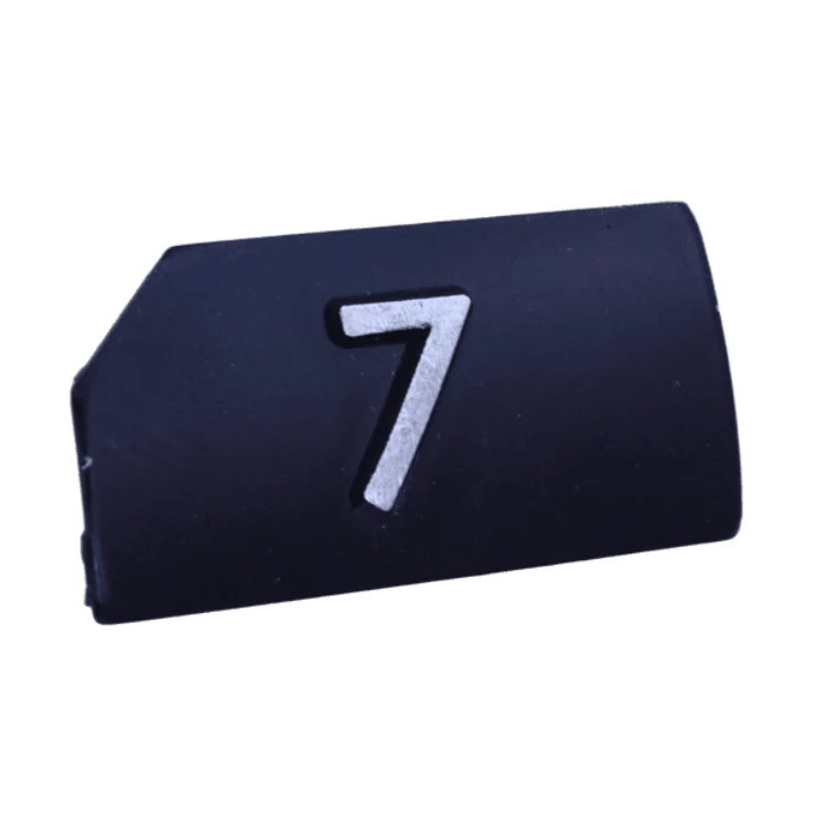 Kone Novel Relief-Tastenfeld 7 Schwarz KM433652G07