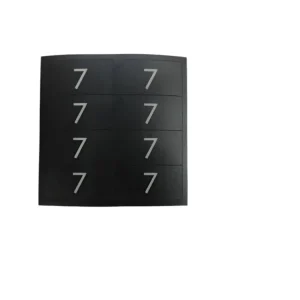 Kone Novel Relief-Tastenfeld 7 Schwarz KM433652G66