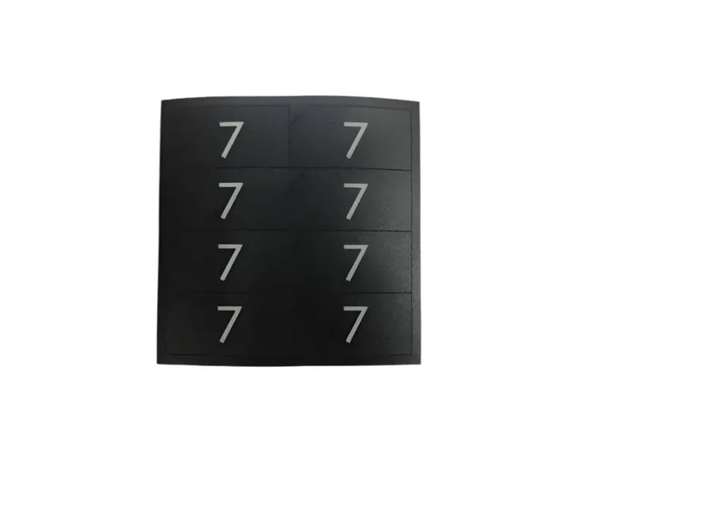 Kone Novel Relief-Tastenfeld 7 Schwarz KM433652G66