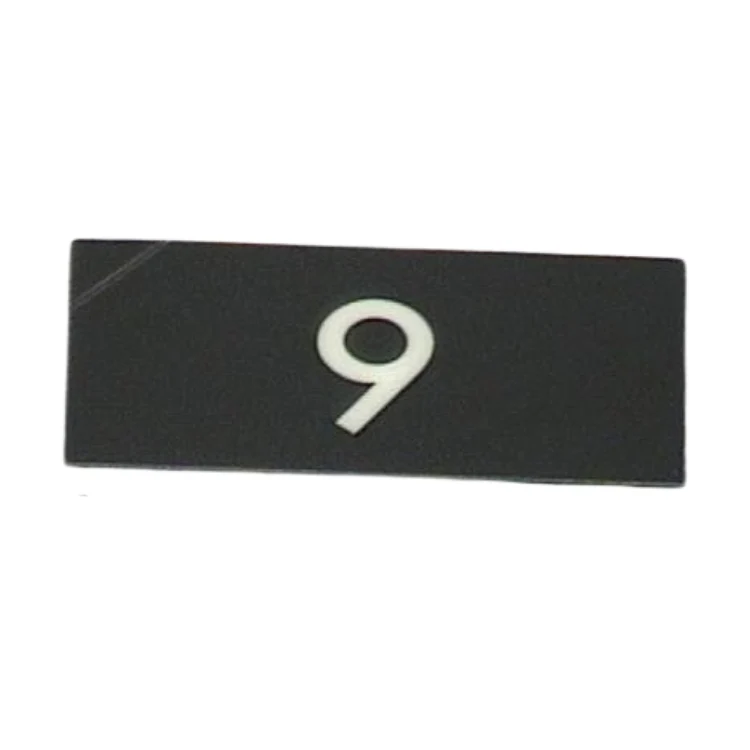 Kone Novel Relief-Tastenfeld 9 Schwarz KM436829H09