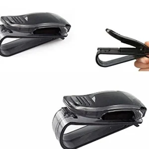 LetrinoTM KFZ Auto Brillen Halter Sonnebrillen Etui Sonnenblenden für BMW VW Golf 3er 5er C Klasse Halter für KFZ