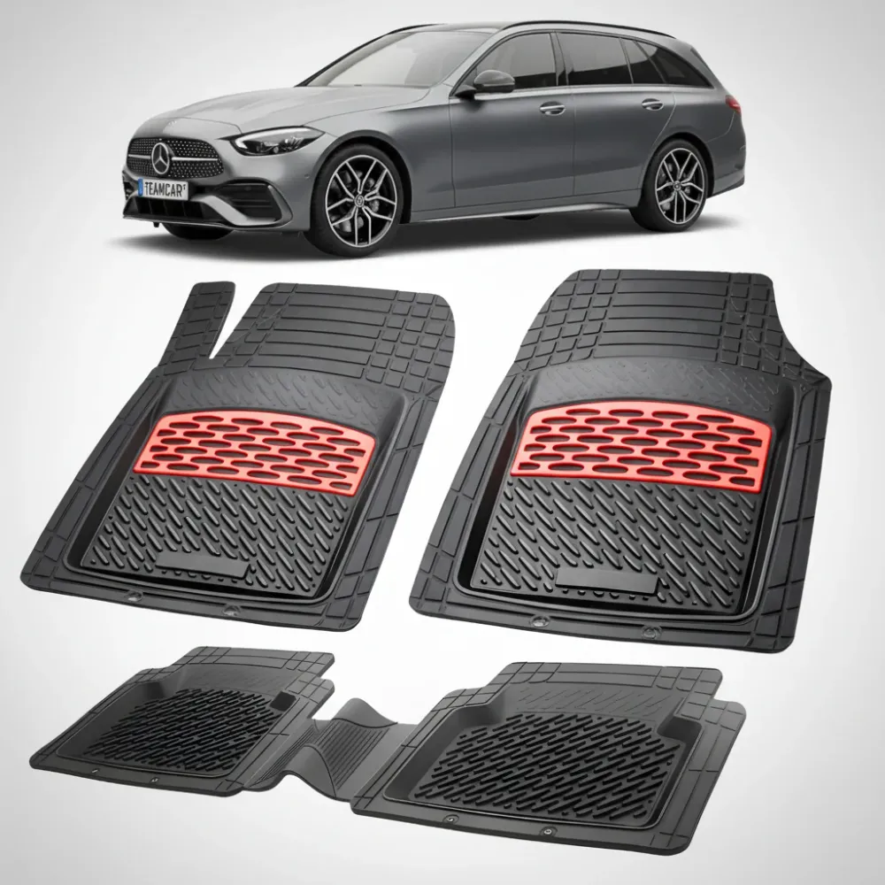 Mercedes-Benz C-Klasse S206 Kombi/T-Modell 2021–2025 Fußmatten | Rot