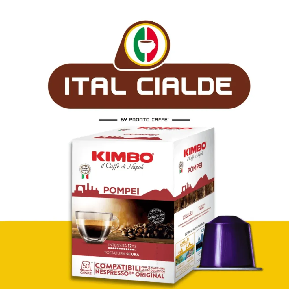 50 Nespresso-Kapseln Kimbo Pompei Kaffee