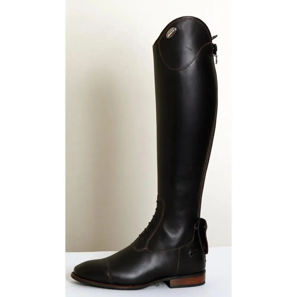De Niro Salento Kaffee Stiefel ohne Schnünrzüge 41/MA/M