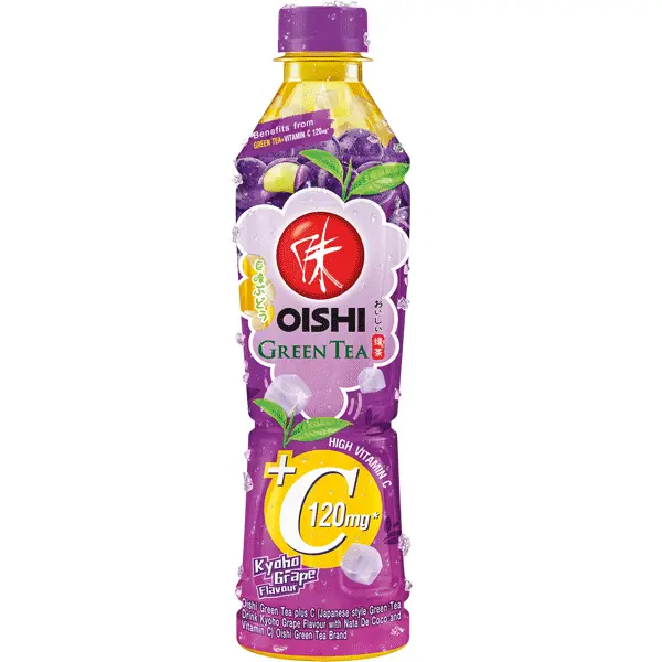 OISHI Grüner Tee Kyoho-Traube 371ml (EINWEG)