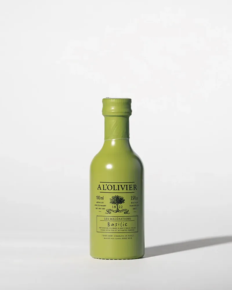 Olivenöl Basilikum Glasflakon 250 ml
